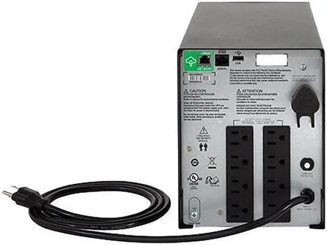 Alt view image 5 of 5 - APC 1500VA Smart UPS with SmartConnect, SMC1500C Sinewave UPS Battery Backup, AVR, 120V, Line Interactive Uninterruptible Power Supply