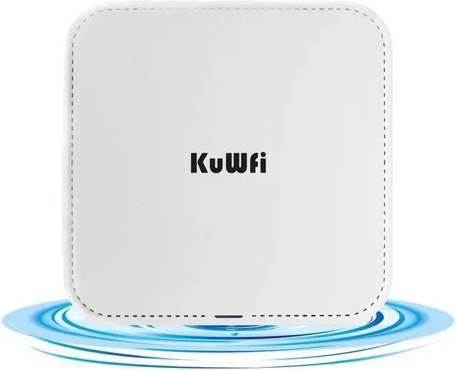 Main image of KuWFi WiFi 6 AX3000 Ceiling Mount Access Point, Long Range Ceiling Mounted WiFi 6 Wireless Access Point Dual Band POE Access Point 2x2 MU-MIMO | Seamless Roaming | Cloud Managed