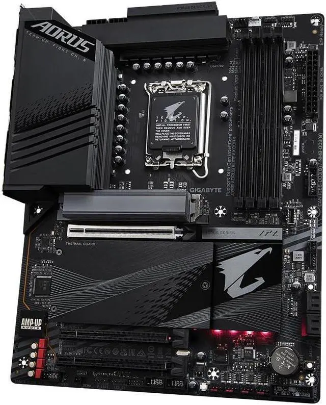 Alt view image 4 of 5 - GIGABYTE Z790 AORUS ELITE AX DDR4 Intel LGA 1700 ATX Motherboard, 4x DDR4 ~128GB, 3x PCI-E x16, 4x M.2, 4x SATA, 5x USB 3.2, 1x USB-C, 4x USB 2.0