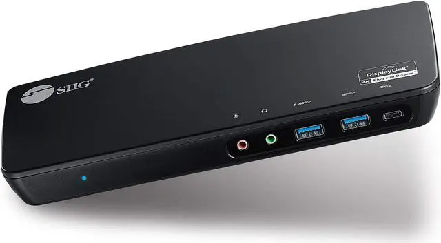 Main image of SIIG USB Type C 4K Triple Monitor Docking Station - Triple 4K@60Hz or Single 5K@60Hz Video Laptop Dock with 85W Charging - 1x HDMI, 2x DisplayPort, 5x USB Ports for Windows PC & MacBook (JU-DK0B11-S1)