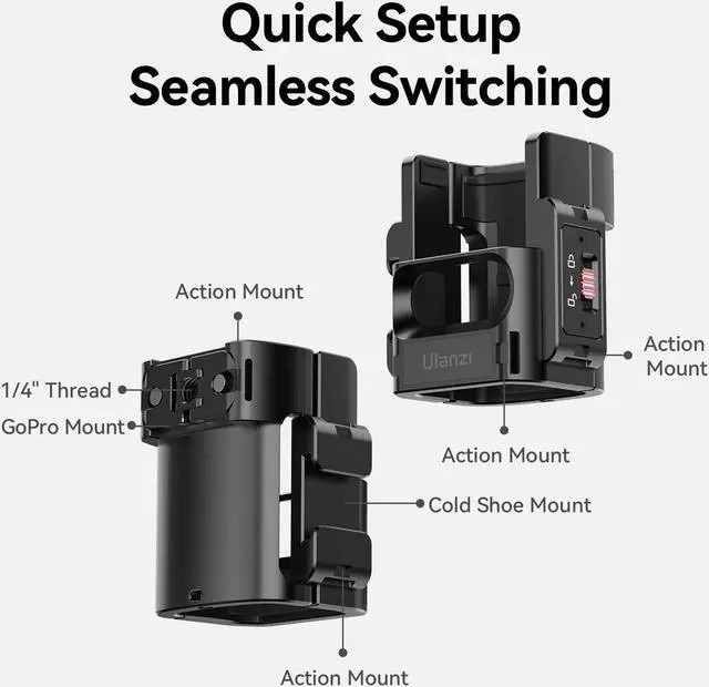 Alt view image 3 of 5 - ULANZI Pocket 3 Backpack Shoulder Strap Mount