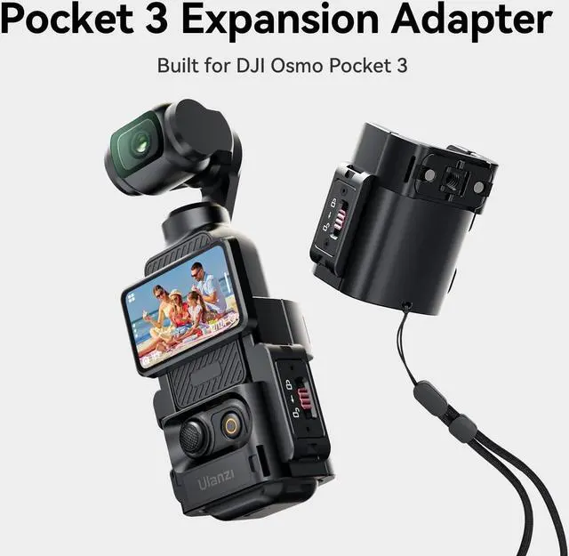 Alt view image 4 of 5 - ULANZI Pocket 3 Backpack Shoulder Strap Mount