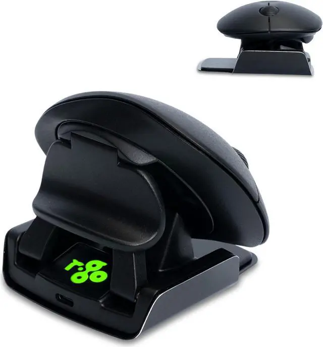 Main image of R-Go Twister Ambidextrous Mouse, Ergonomic Vertical, with Break Software, Duo Connection(Bluetooth&USB C), Silent Click, Prevention Mouse Arm, Rechargeable Wireless Mouse for Windows/Mac/Linux, Black