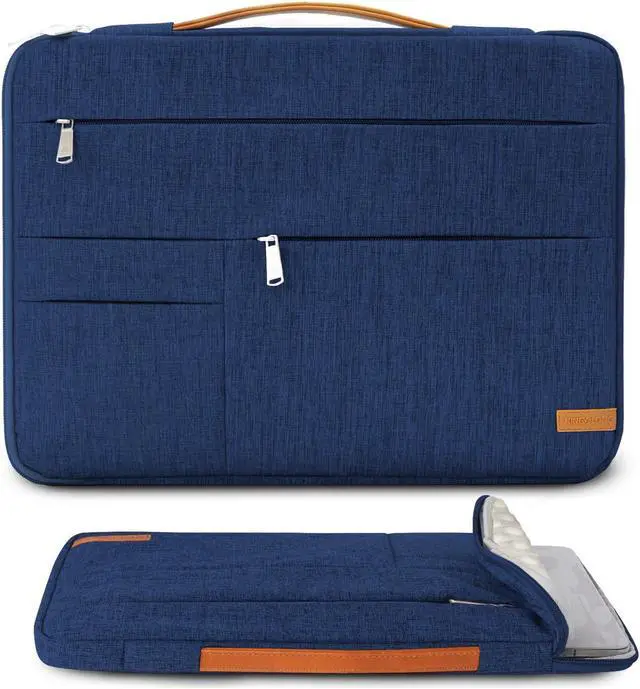 Main image of KINGSLONG 16 inch Laptop Sleeve Bag, Slim Lightweight Multiple Pockets Computer Cover Carrying Case fit for Acer Asus Dell Lenovo HP Toshiba, Blue