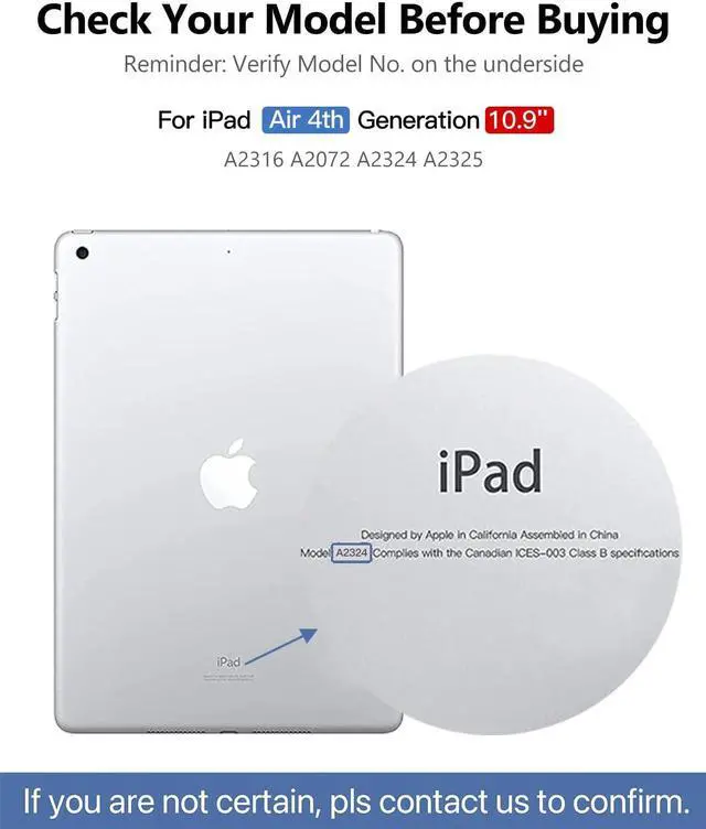 Alt view image 2 of 5 - LHM for iPad Air 4th Generation (2020) 10.9" LCD Screen Replacement Display Touch Glass Digitizer Assembly LED Backlit LCD Panel (Model: A2324 A2316 A2325 A2072) with Repair Kits