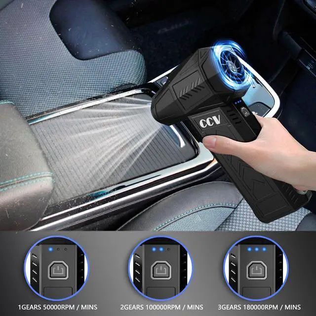 Alt view image 2 of 5 - CCV F35+F33 Pearl Blue Air Duster, 1 Pack