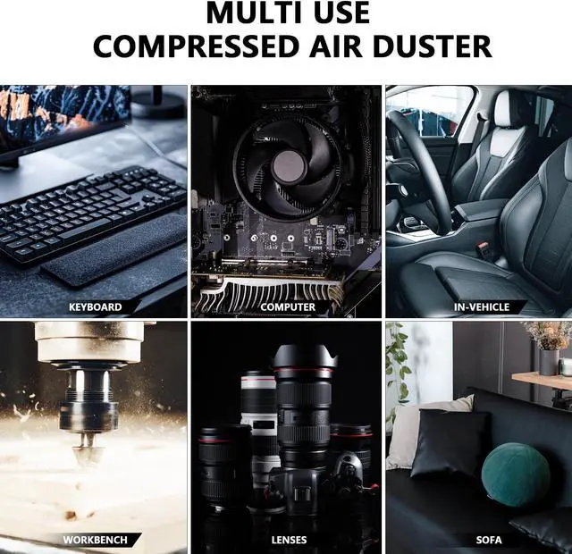 Alt view image 5 of 5 - CCV F35+F33 Pearl Blue Air Duster, 1 Pack