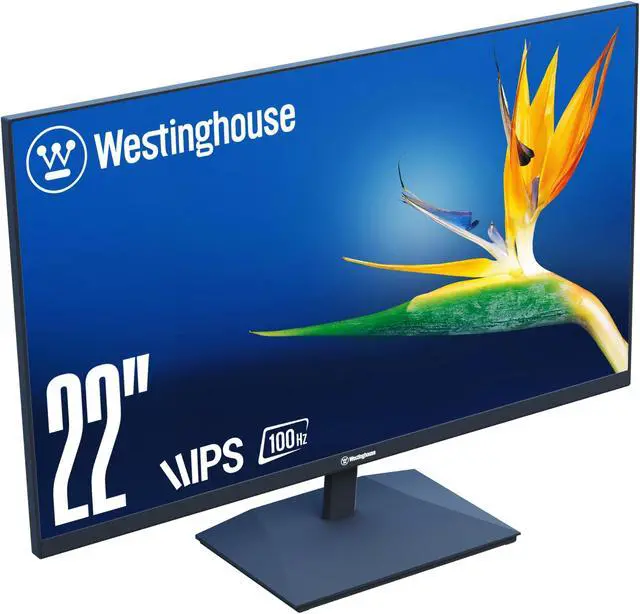 Main image of Westinghouse 22 Inch Computer Monitor, 100Hz, 1080p Full HD IPS Display, Adaptive Sync, Blue Light Protection, Home Office PC Screens with Built in Speakers, HDMI, VGA, for Work & Productivity