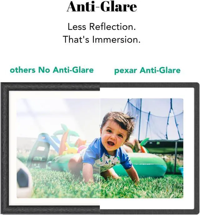 Alt view image 3 of 5 - pexar 2K Digital Picture Frame and Lexar E-Series 512GB Micro SD Card