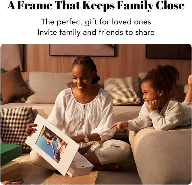 Alt view image 4 of 5 - pexar 2K Digital Picture Frame and Lexar E-Series 512GB Micro SD Card