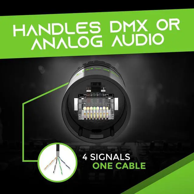 Alt view image 4 of 5 - GearIT CAT6 Shielded EtherCON-Compatible Cable, (200 Feet) RJ45 Connectors for Pro Audio, Aluminum Shielded, Oxygen Free Copper - 200 ft. - Blue