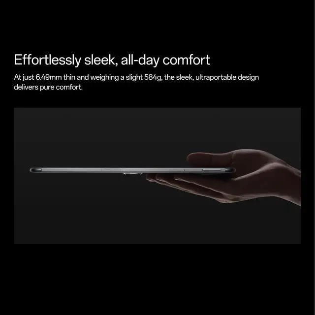 Alt view image 3 of 5 - OnePlus Pad 2-12GB RAM + 256GB Storage 12.1" Display Android Tablet, Snapdragon 8 Gen 3 Processor, 8MP Front & 13MP Rear Cameras, 67W Fast Charging, AI Eraser 2.0, Wi-Fi