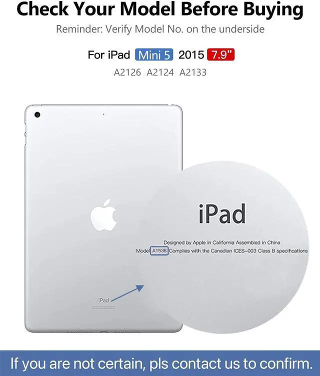 Alt view image 2 of 5 - LHM for iPad Mini 5 Generation (2019) 7.9" LCD Screen Replacement Display Touch Glass Digitizer Assembly LED Backlit LCD Panel (Model: A2133 A2125 A2126 A2124) with Repair Kits (Black)