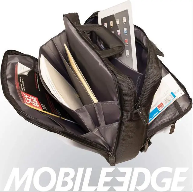 Alt view image 4 of 5 - Mobile Edge Corporate Briefcase- 16-InchPC/17-Inch Compatible with Macbook fits all iPad generations including iPad4