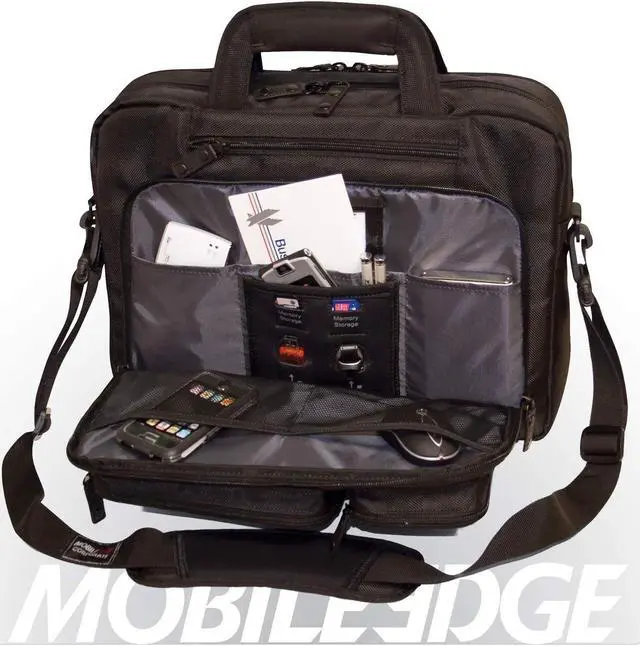 Alt view image 2 of 5 - Mobile Edge Corporate Briefcase- 16-InchPC/17-Inch Compatible with Macbook fits all iPad generations including iPad4