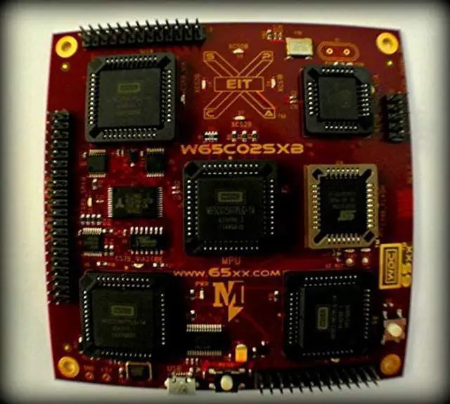 Alt view image 2 of 5 - W65C02SXB - Single Board Computer - The Western Design Center, Inc. - Featuring W65C02S 8-bit Microprocessor, W65C22 VIA, W65C21 PIA, W65C51N ACIA - Ideal for Microprocessor Education