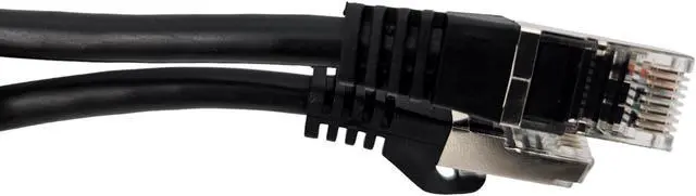 Alt view image 5 of 5 - Micro Connectors 150 Feet CAT6A Industrial Outdoor-Rated Shielded Ethernet Black-Cable Kit with Waterproof Coupler (E09-150BOU-KT)