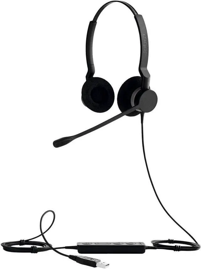 Main image of Jabra 2399-829-119 Biz 2300 USB Uc Duo, Wired Headset, On-Ear, Black