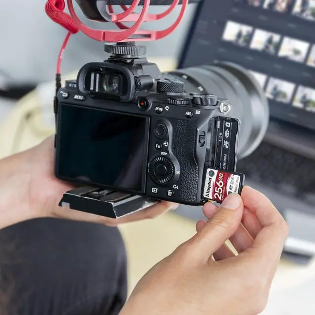 Alt view image 5 of 5 - Kingston Canvas React Plus 64GB SD Card | SDXC UHS-II | 300R/260W U3 V90 | Full HD/4K/8K | SDR2/64GB