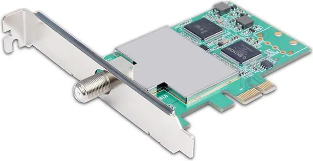 Alt view image 3 of 5 - X692 PCIE Express TV Tuner Card, Quad ATSC Live TV Tuner Module, Four Tuners on a Half Height PCI Express Board OTA Record for Windows Linux PC Laptop Computer