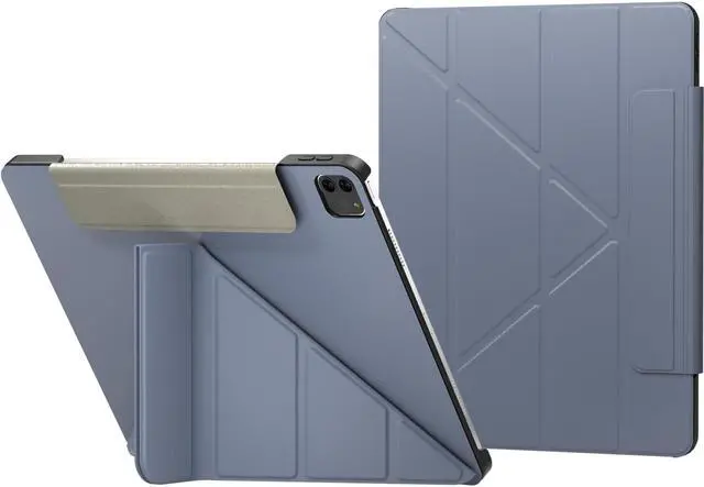 Main image of SWITCHEASY Origami iPad Case for 2024-2025 iPad Air 11 (M2/M3)/ iPad Pro 11" 2022-2018 & Air 10.9" 2022-2020 with Multi-Angle Stand - Alaskan Blue