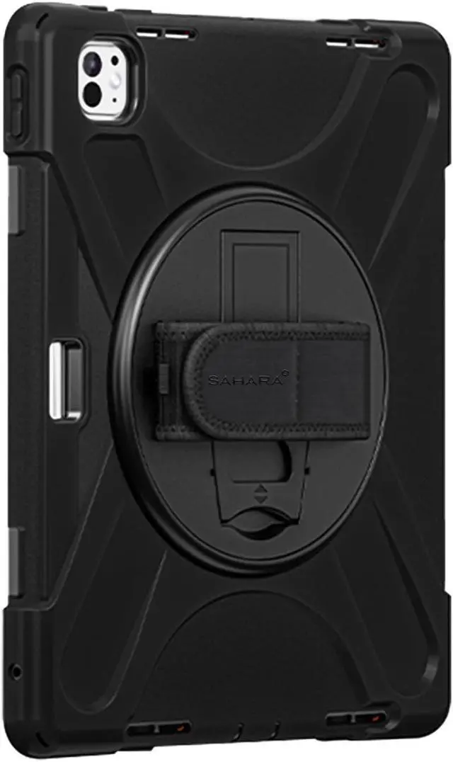 Main image of Sahara - Raider-X Series Heavy-Duty Case for iPad Pro (M4) 13" 2024, Scorpion Black, (TB00386)