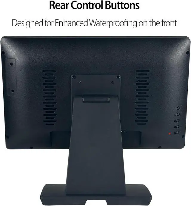 Alt view image 3 of 5 - ANGEL POS Commercial Grade 17.3 Inch 1920 x 1080 FHD Touchscreen POS Monitor, 10 Points Touch HDMI VGA, Waterproof Dustproof Screen, Indusitrial, Office, Retail, Gym, Warehouse