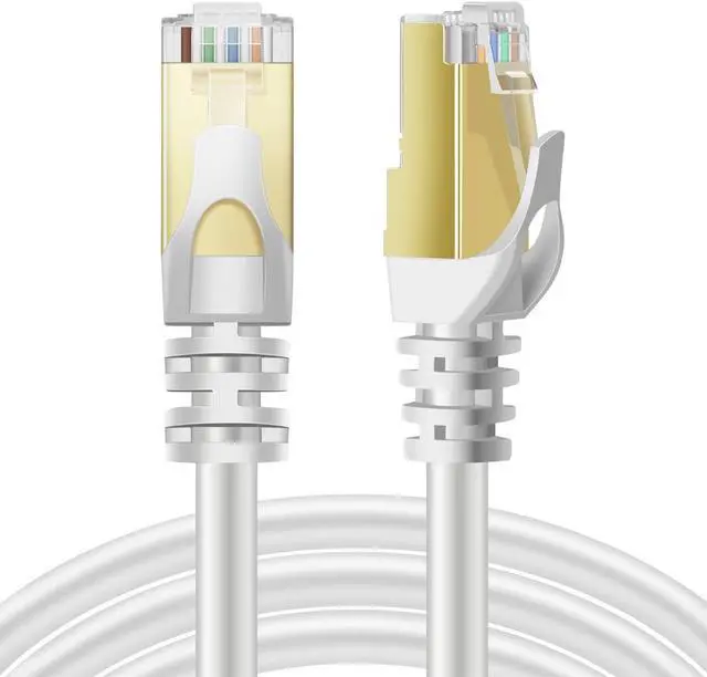 Main image of TNP Cat7 Ethernet Network Cable (100 FT) - High Performance 10 Gigabit Ethernet 600MHz with Professional Gold Plated Snagless RJ45 Connector Premium Shielded Twisted Pair S/STP Patch Plug Wire Cord