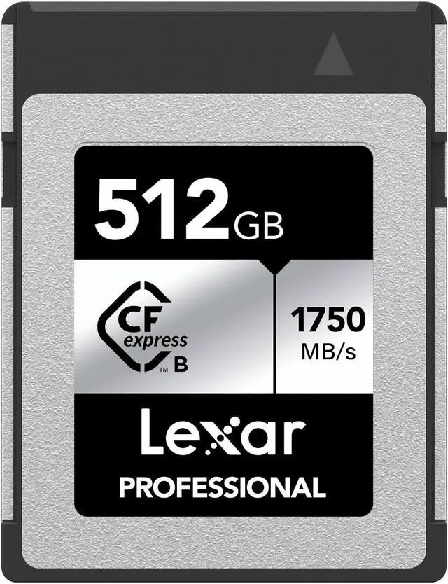 Main image of Lexar Professional CFexpress Type-B 512 GB Silver Maximum Read 1750 MB/s Max Write 1,300 MB/s Supports Japanese Manufacturers, LCXEXSL512G-RNENG
