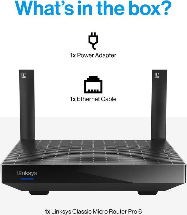 Alt view image 5 of 5 - Linksys Mesh WiFi 6 Router | Connect 35+ Devices | Up to 2,700 Sq Ft | Speeds of up to 5.4 Gbps | LN3121-AMZ | 2024 Release