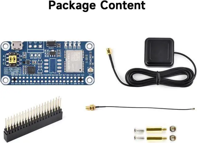 Alt view image 2 of 5 - Waveshare LC29H Series Dual-Band GPS Module for Raspberry Pi, Dual-Band L1+L5 Positioning Technology, Supports RTK Base, Can Establish a Base Station to Transmit Correction Data