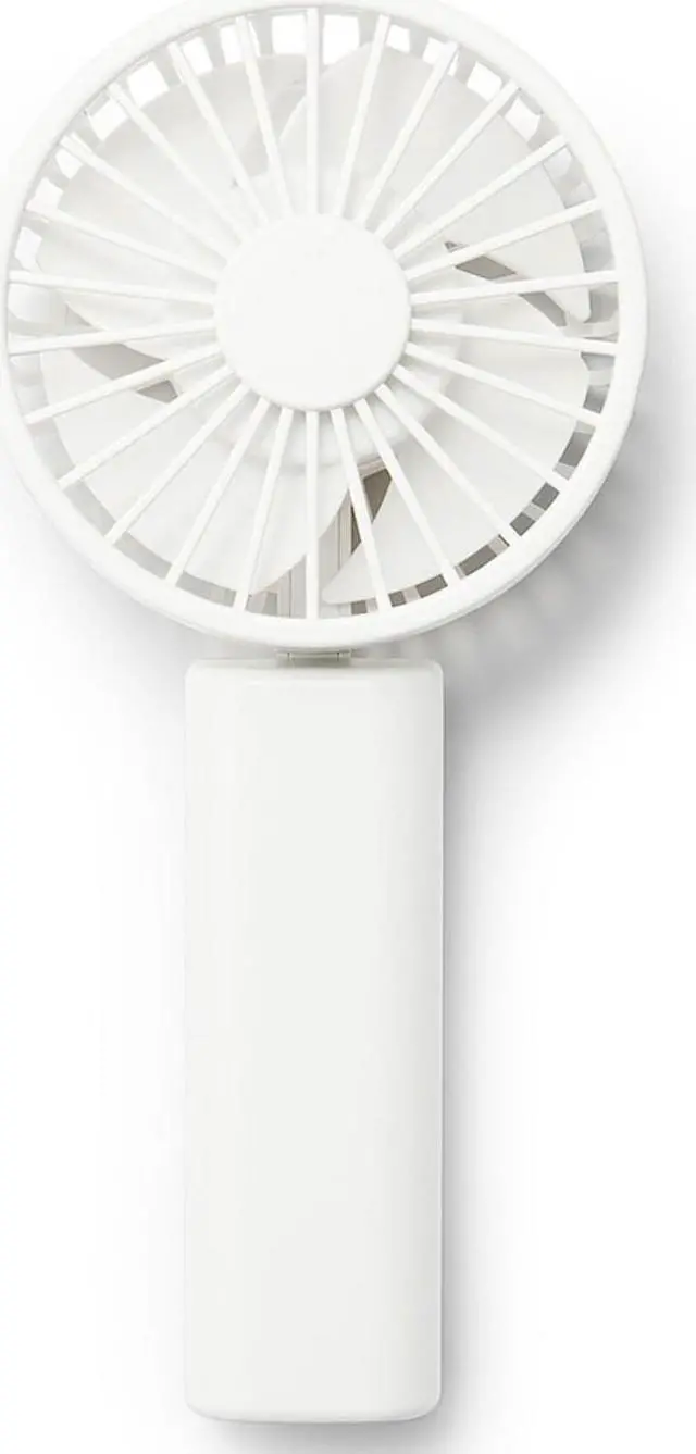 Main image of MUJI Rechargeable Compact Handy Fan - White/MJ-HF4-WH