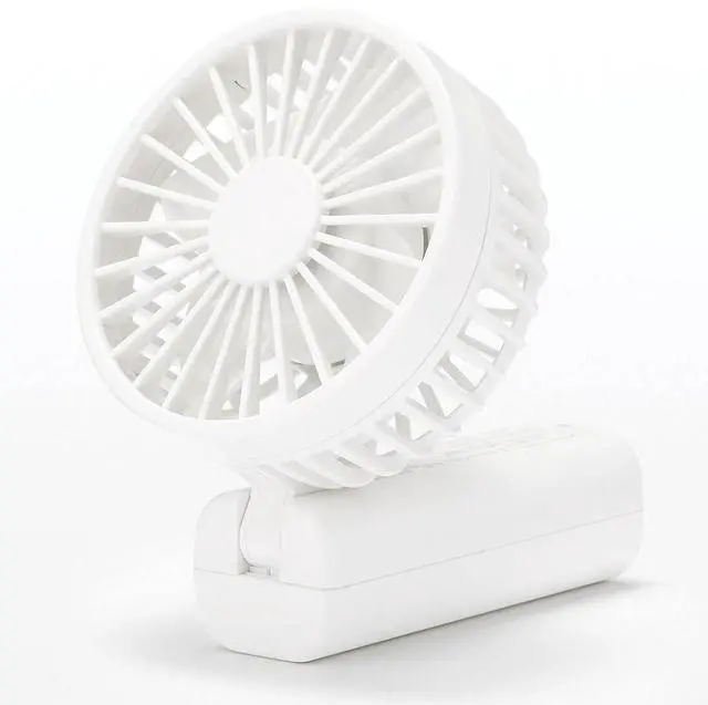 Alt view image 4 of 5 - MUJI Rechargeable Compact Handy Fan - White/MJ-HF4-WH