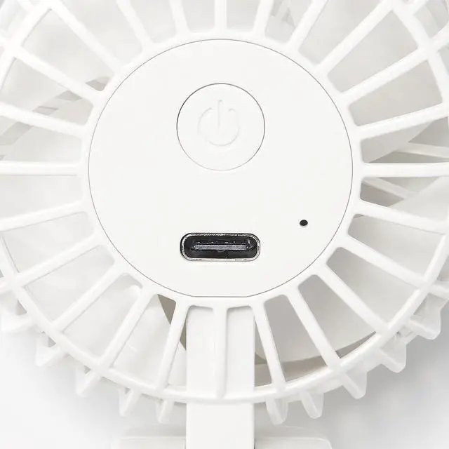 Alt view image 5 of 5 - MUJI Rechargeable Compact Handy Fan - White/MJ-HF4-WH