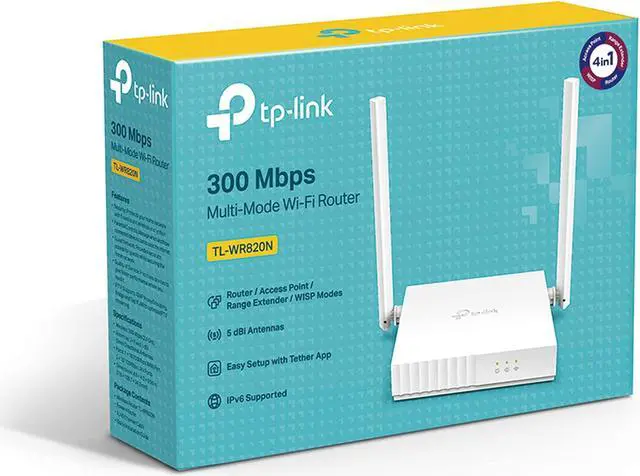 Alt view image 4 of 5 - TP-Link TL-WR820N, 300 Mbps, Parental Controls, All-in-one( Router, Access Point, Range Extender, WISP) Modes, Wi-Fi Router