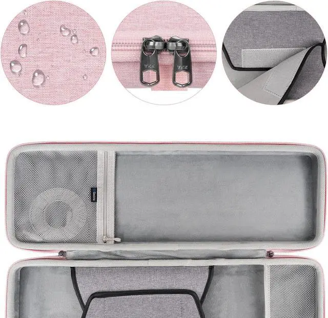 Alt view image 4 of 5 - Geekria 65% Keyboard and Mouse Combo Case, Hard Shell Travel Carrying Bag for 68 Keys Compact Keyboard, Compatible with YUNZII AL66, RK Royal KLUDGE R65