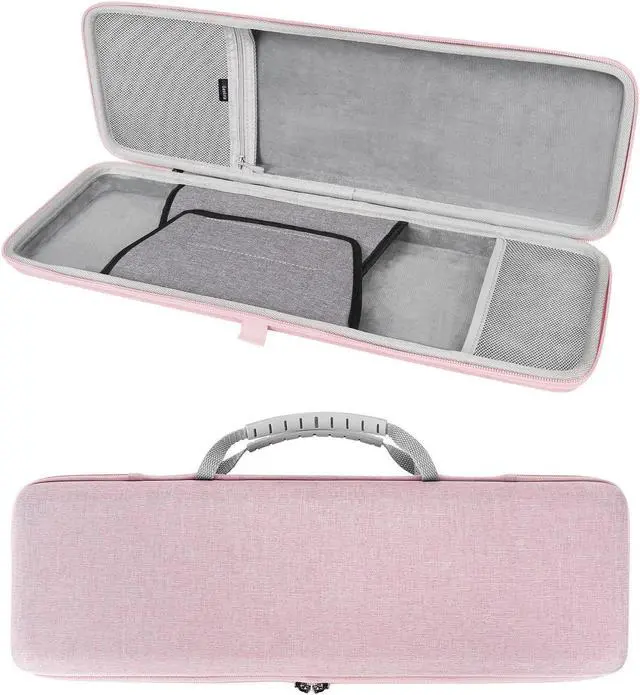 Alt view image 2 of 5 - Geekria 65% Keyboard and Mouse Combo Case, Hard Shell Travel Carrying Bag for 68 Keys Compact Keyboard, Compatible with YUNZII AL66, RK Royal KLUDGE R65