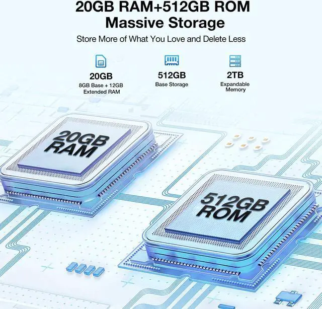 Alt view image 4 of 5 - DOOGEE T40PRO Tablet 12 inch,Android 14 Tablets, 512GB ROM+20GB RAM Tablet with 2.4K Display,Helio G99 Octa Core,18W Fast Charging,10800mAh Large Battery,Tablets with 2.4G&5G WiFi/4G Dual SIM/FM