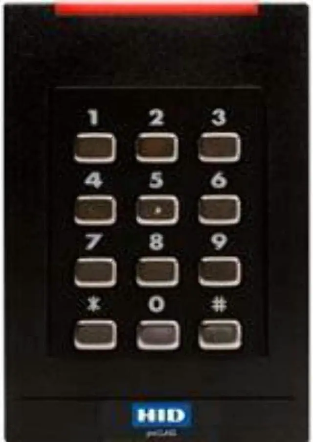 Main image of HID Global 921NHPNEK0032R RK40-H,PIVCLS,SE E,Pig,BLK,WG ON,STD/SIO/SEOS/FIPS