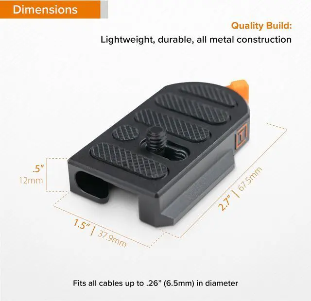 Alt view image 5 of 5 - TetherGuard LeverLock & Cable Kit, Dual USB-C Right Angle to USB-C, 15' (4.6m), High Vis. Orange