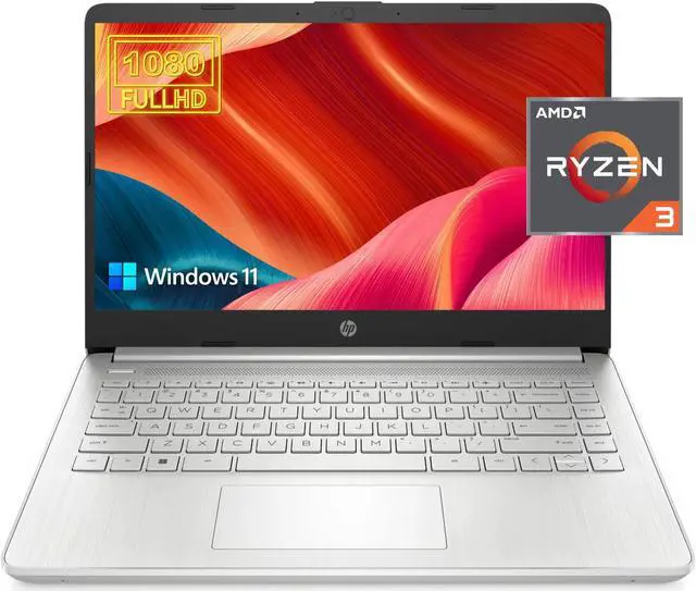 Main image of HP 2023 14 Laptop for Productivity and Entertainment,14" FHD Display, 8GB RAM, 256GB SSD, AMD Ryzen 3 Processor Upto 3.5GHz, Type-C, HDMI, Fast Charge, 10 Hrs Long Battery Life, Windows 11
