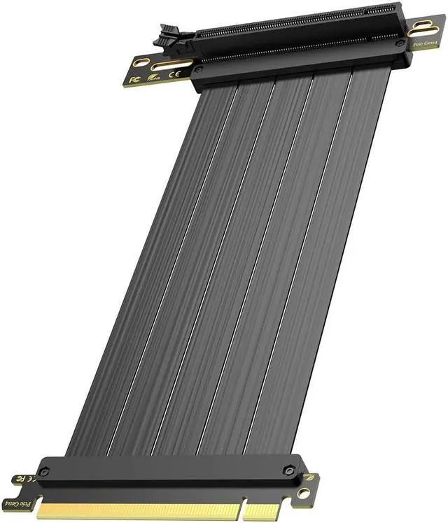 Main image of JEYI PCI-E 4.0 Riser Cable, High Speed Flexible Vertical GPU Mount Cable PCIe 4.0 x16 for AMD Radeon RX7000/RX6000 Series and GeForce RTX 40/30 Series (200MM/ 20cm/ 0.65ft)
