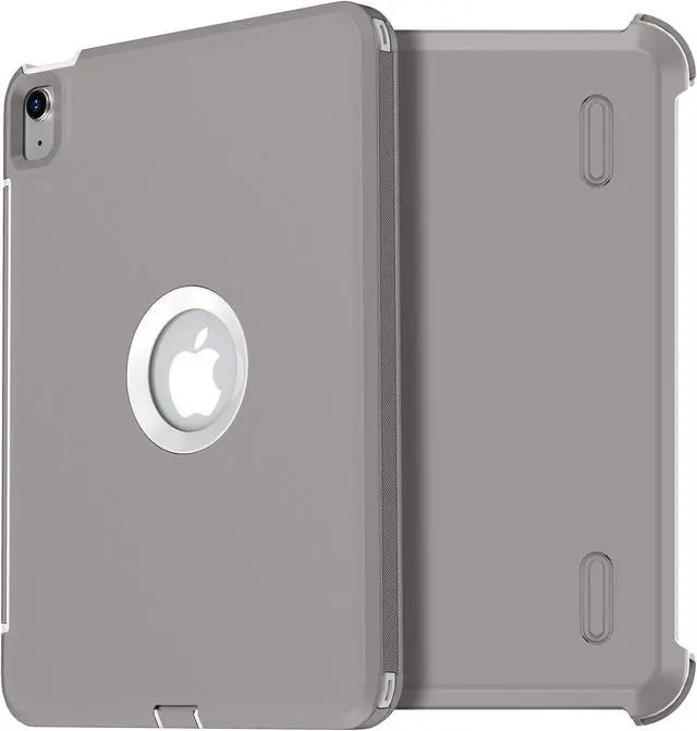 Main image of AICase for iPad Air 4/iPad Air 5 Case 2020/2022,New iPad Air 10.9 Cases Heavy Duty Rugged Shockproof Triple Layer Defense for iPad Air 4th/5th Generation 2020/2022(Gray+White)