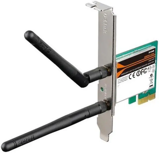 Alt view image 2 of 4 - D-Link Wireless N300 PCI Express Desktop Adapter (DWA-548)