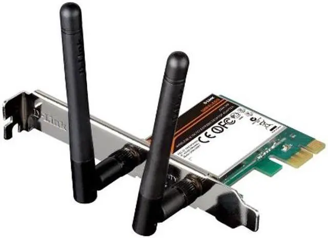 Alt view image 3 of 4 - D-Link Wireless N300 PCI Express Desktop Adapter (DWA-548)