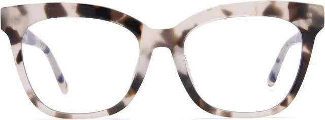 Alt view image 3 of 5 - DIFF Winston Designer Cat Eye Blue Light Blocking Glasses Women UV400 Computer glasses, Cream Tortoise