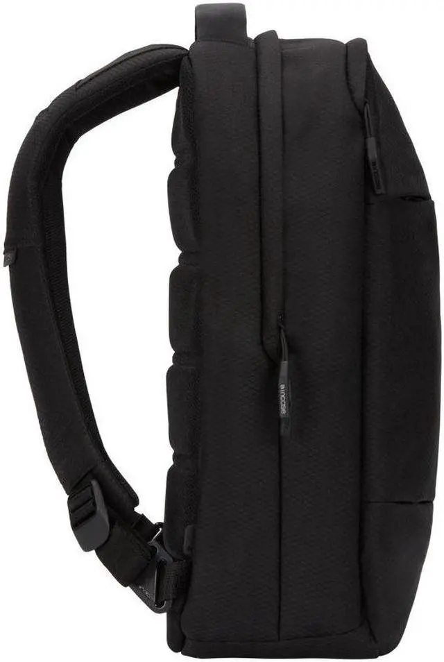Alt view image 4 of 5 - Incase City Compact Backpack with Diamond Ripstop - Black