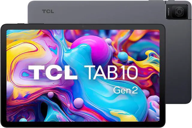 Main image of TCL TAB 10 Gen 2, 10.4" Wi-Fi Android Tablet 128GB, 2K Full HD Screen, 6000mAh Battery, Android 13, Slim Design, 2023 Release, US Version, Space Gray