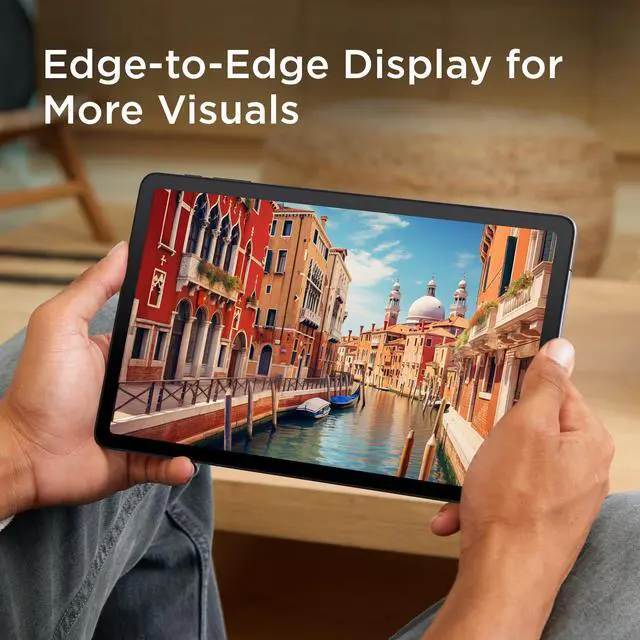 Alt view image 3 of 5 - TCL TAB 10 Gen 2, 10.4" Wi-Fi Android Tablet 128GB, 2K Full HD Screen, 6000mAh Battery, Android 13, Slim Design, 2023 Release, US Version, Space Gray