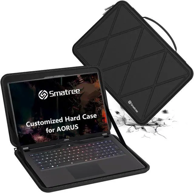 Main image of Smatree Hard EVA Protective Sleeve Compatible for 17.3 inch GIGABYTE AORUS 7 9KF/9MF, for 16 inch MSI Venture A16 AI+ Copilot+PC/Venture 16 AI, for 17.3 inch GIGABYTE AERO 17 KE5/XE5/YE5 Case (X8314)